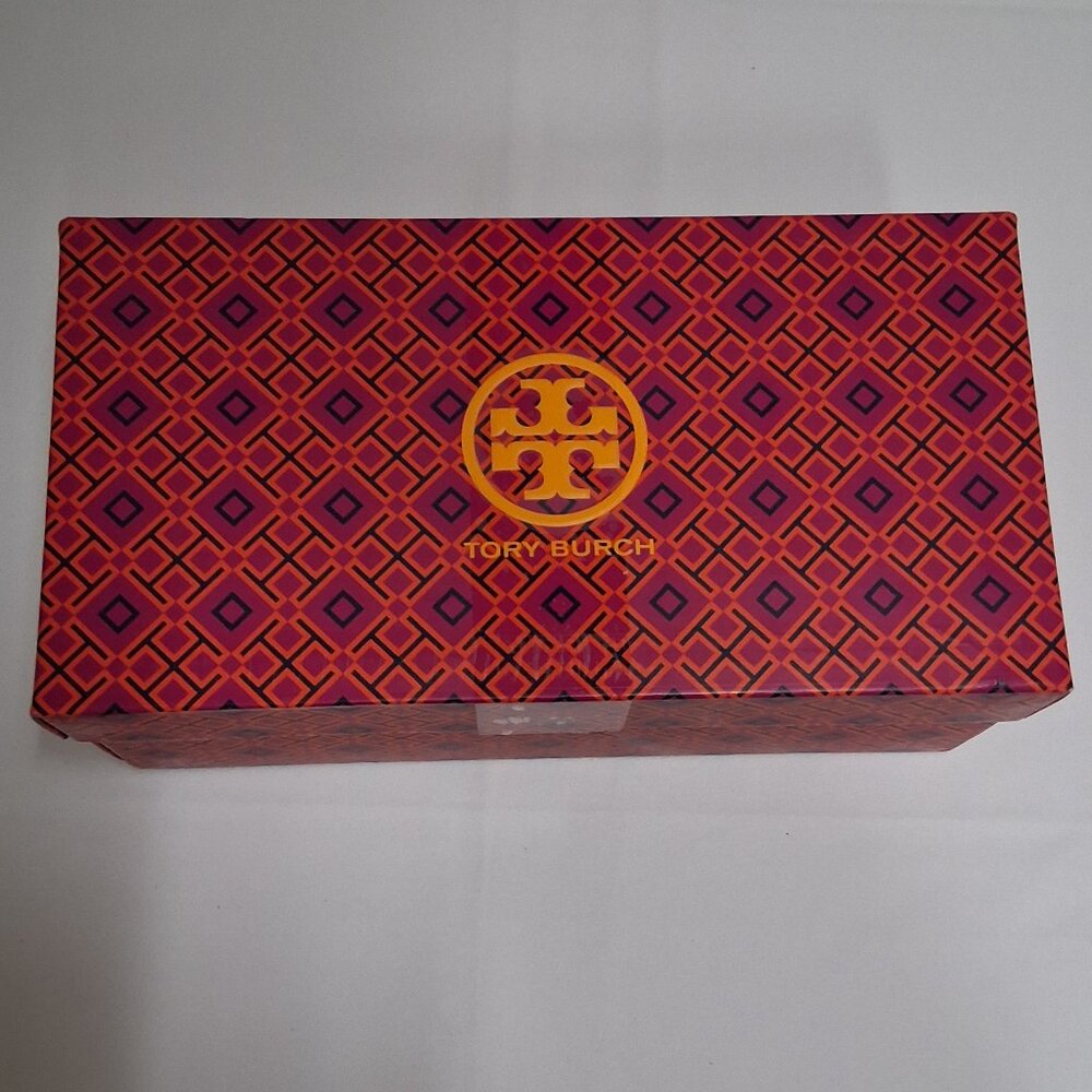 Tory Burch Women’s Double T Sport Slides – Bourbon Miele / Gold | Size 8.5M (US) - Picture 6 of 7